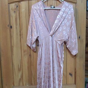 NWOT Topshop Silk Wrap Dress